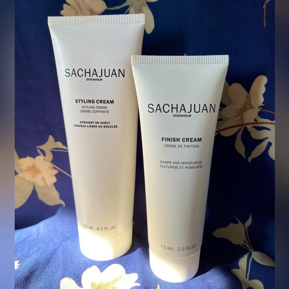 Sachajuan Stockholm Finish Cream and Styling Cream NWT